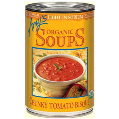 AMY'S KITCHEN, TOMATO BISQUE SOUP LSOD OR, 12 x 398ML