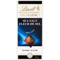 LINDT, EXCELLENCE BAR-DARK- SEA SALT, 20 x 100G