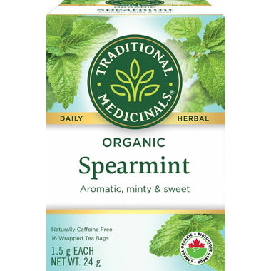 TRADITIONAL MEDICINALS, SPEARMINT, 6 x 16CT