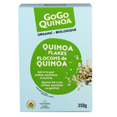 GOGO QUINOA, QUINOA FLAKES OR, 6 x 350G