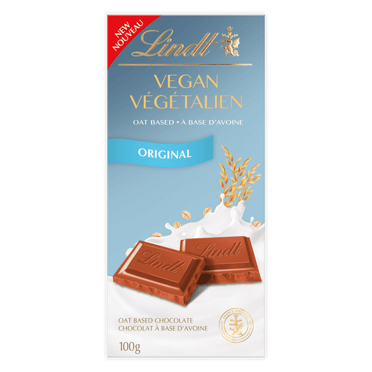 LINDT, VEGAN BAR ORIGINAL - OAT BASED, 20 x 100G