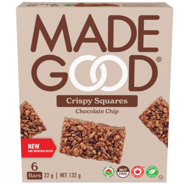 MADE GOOD, CHOCOLATE CRISPY SQUARES 6PK OR, 6 x 132G