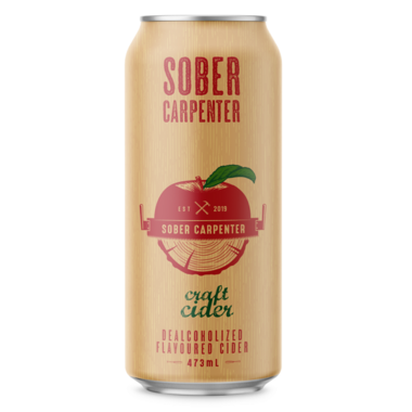 SOBER CARPENTER, DE-ALCOHOLISED CIDER, 12 x 473ML