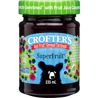 CROFTER'S ORGA, JUST FRUIT SPREAD - SUPERFRUIT, 6 x 235ML