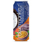 BLUE MONKEY, SPARKLING COCONUT WATER W PASSION FRUIT, 12 x 330ML