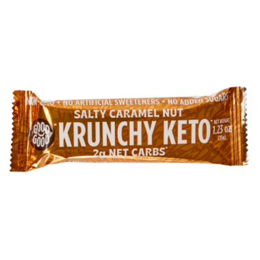 GOOD GOOD, SALTY CARAMEL NUT - KRUNCHY KETO, 15 x 35G