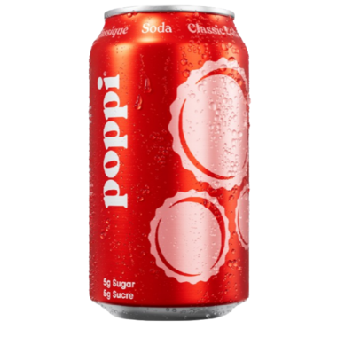 POPPI, SODA CLASSIC COLA, 12 x 355ML