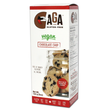GAGA FOR GLUTEN, CHOCOLATE CHIP, 12 x 142G