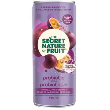 SECRET NATURE, TROPICAL PASSION FRUIT, 12 x 355ML