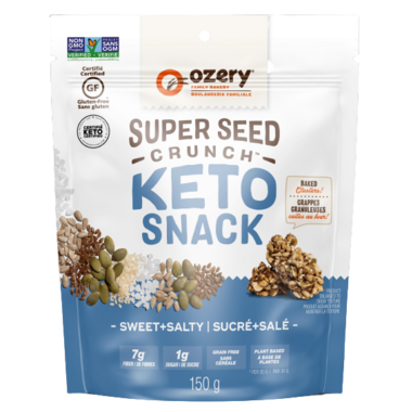 OZERY FAMILY BA, SUPER SEED CRUNCH - SWEET & SALTY, 6 x 150G