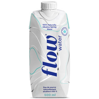 FLOW, NATURALLY ALKALINE SPRING WATER, 12 x 500ML
