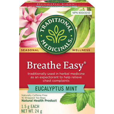 TRADITIONAL MEDICINALS, BREATHE EASY, 6 x 16CT
