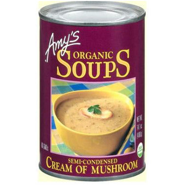AMY'S KITCHEN, CRM MUSHROOM SOUP OR, 12 x 398ML