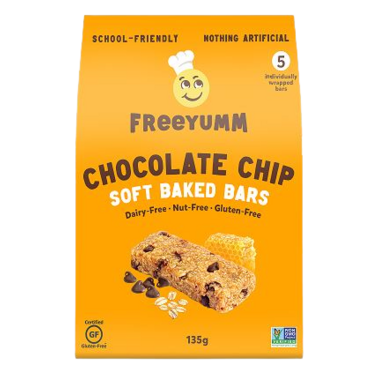 FREE YUMM, CHOCOLATE CHIP OAT, 6 x 135G