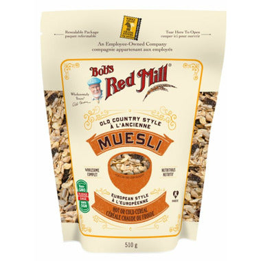 BOB'S REDMILL, OLD COUNTRY STYLE MUESLI, 4 x 510G