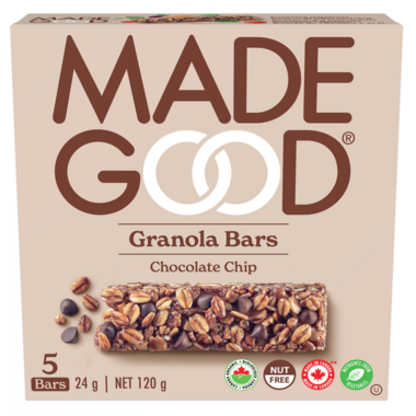 MADE GOOD, CHOC CHIP GRANOLA BAR OR, 6 x 5/24G