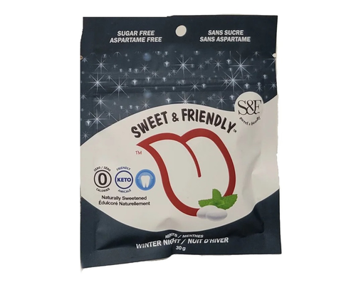 SWEET&FRIENDLY, WINTERNIGHT MINTS, 10 x 30G