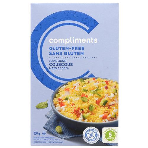 COMPLIMENTS GLUTEN-FREE CORN COUSCOUS, 12 X 250 G