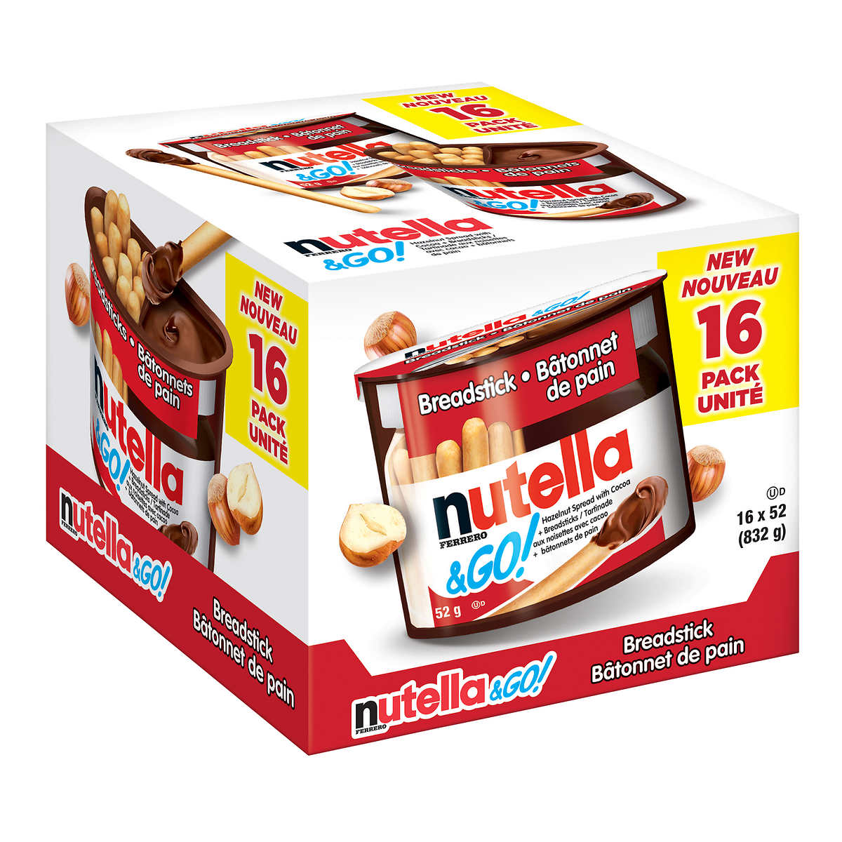 NUTELLA & GO, 16 X 52 G