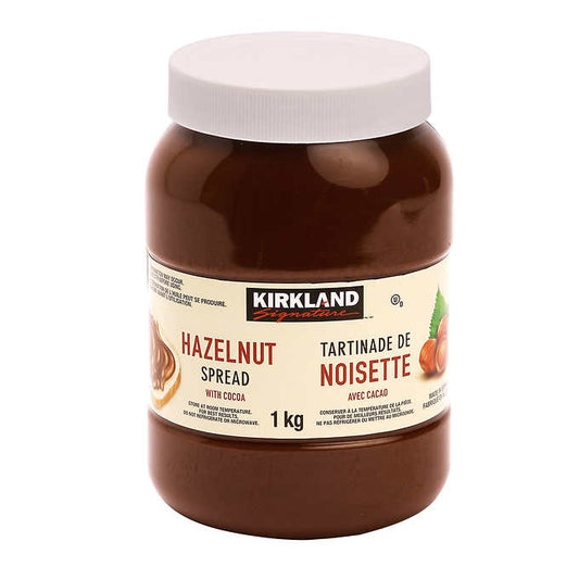 KIRKLAND SIGNATURE HAZELNUT SPREAD, 2 x 1KG