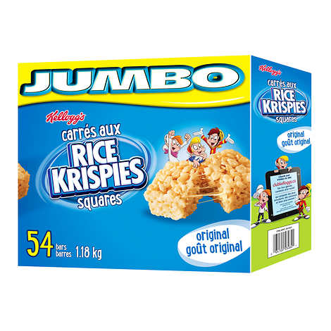 KELLOGG'S RICE KRISPIES SQUARES, 54 X 22G