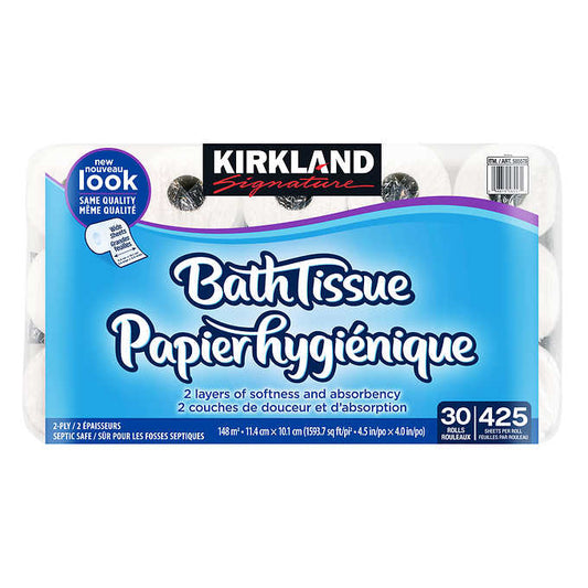 KIRKLAND SIGNATURE TOILET PAPER, 30 X 425 SHEETS