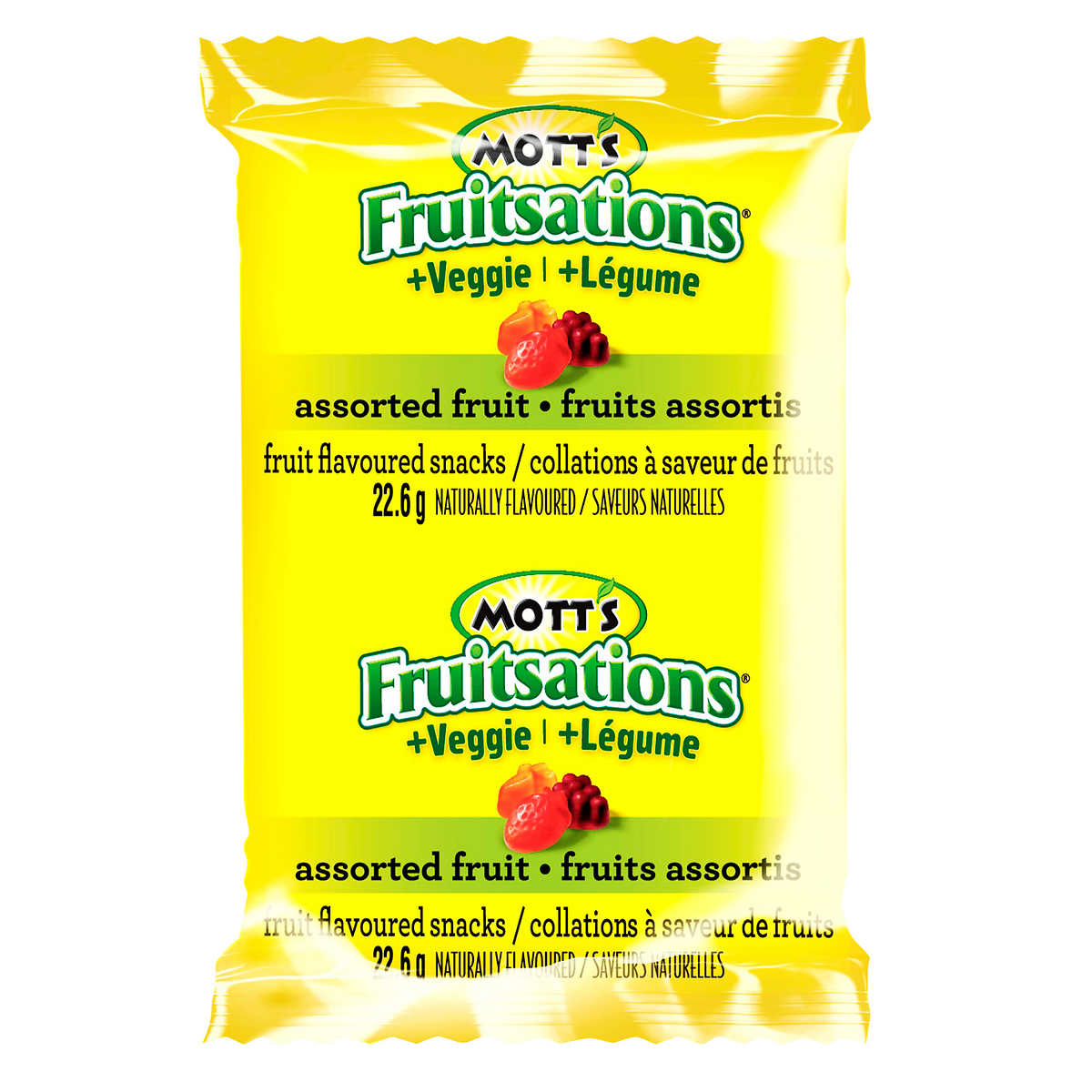 MOTT'S FRUITSATIONS ASSORTED FRUIT SNACKS, 68 X 22.6 G