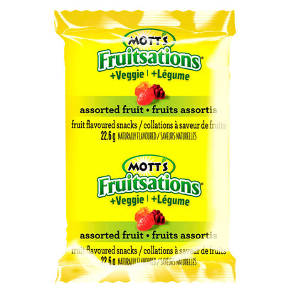 MOTT'S FRUITSATIONS ASSORTED FRUIT SNACKS, 68 X 22.6 G