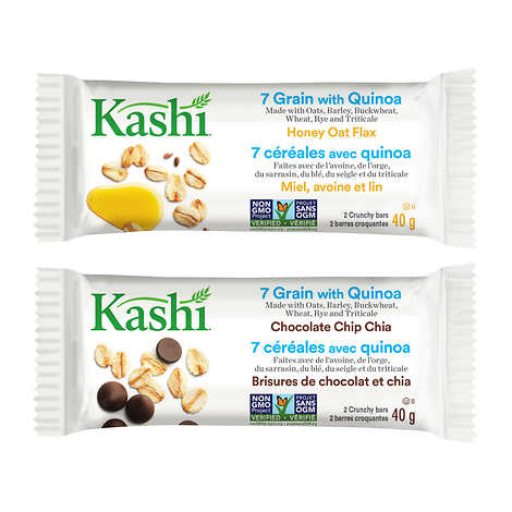 KASHI, SEVEN GRAINS WITH QUINOA BARS, 40 x 20 G