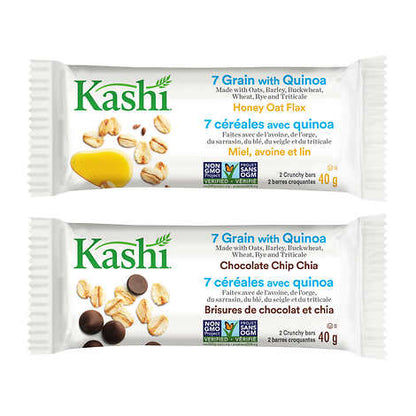 KASHI, SEVEN GRAINS WITH QUINOA BARS, 40 x 20 G