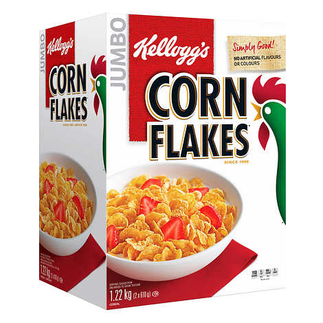 KELLOGG'S CORN FLAKES CEREAL ORIGINAL 1.22KG