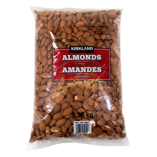 KIRKLAND SIGNATURE ALMONDS, 1.36KG (3LB)