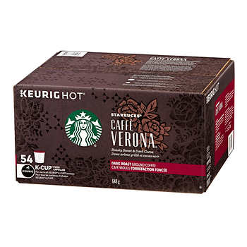 STARBUCKS VERONA COFFEE K-CUP PODS, PACK OF 54