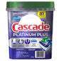 CASCADE, PLATINUM DISHWASHER DETERGENT, 81 ACTIONPACS
