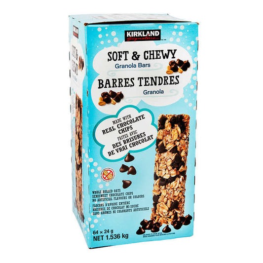 KIRKLAND SIGNATURE, SOFT & CHEWY GRANOLA BARS, 64 X 24 G