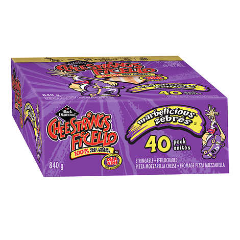 BLACK DIAMOND, MARBLE CHEESTRINGS, PACK OF 40