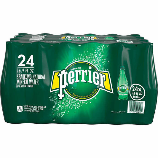 PERRIER SPARKLING SPRING WATER, 24 X 500 ML