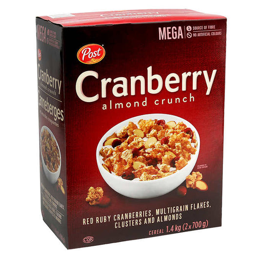 POST CRANBERRY ALMOND CRUNCH, 1.4KG