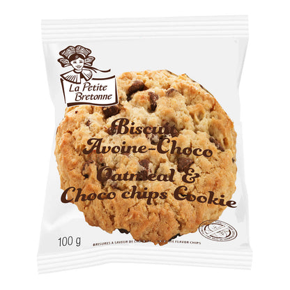 LA PETITE BRETONNE, OATMEAL CHOCOLATE CHIP COOKIES 36 x 100 G
