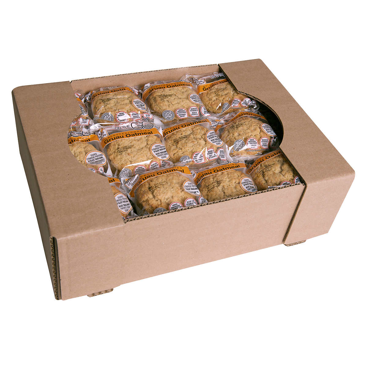 LA PETITE BRETONNE, TAG ON THE GO OATMEAL COOKIES, 36 x 100 G
