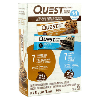 QUEST PROTEIN BAR VALUE PACK, 14 × 60 G