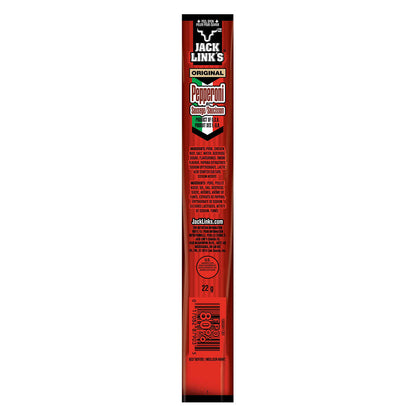 JACK LINK’S, ORIGINAL PEPPERONI STICKS, 20 × 22 G