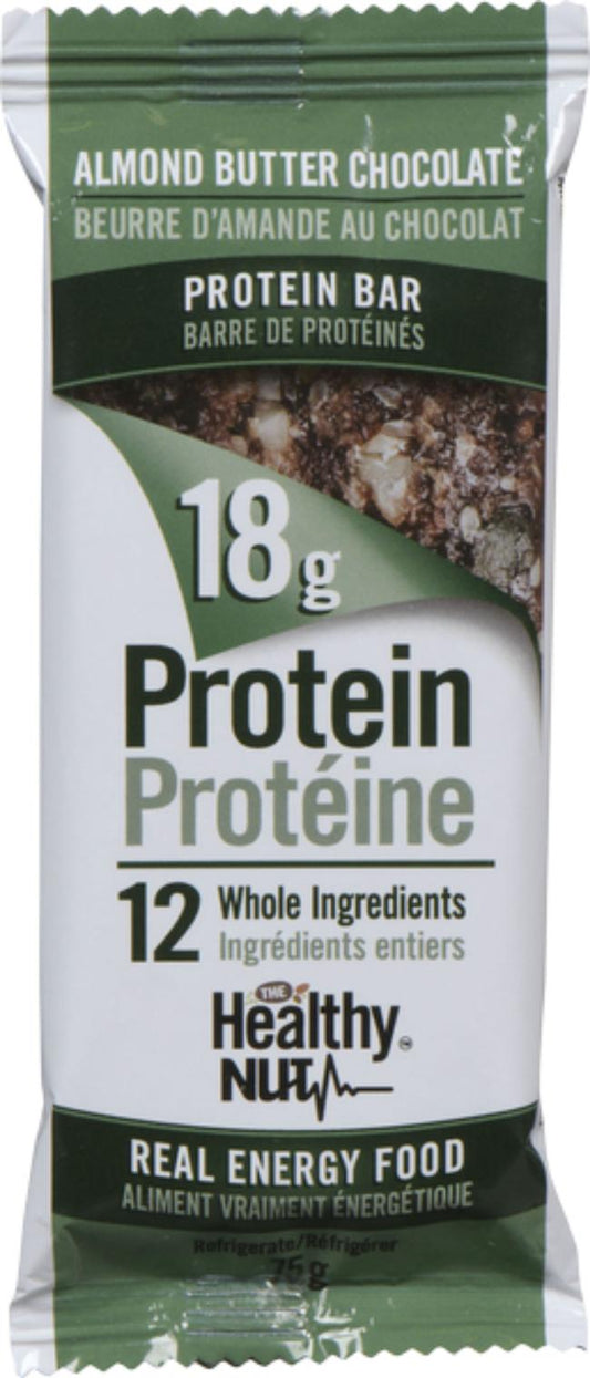 THE HEALTHY NUT, ALMOND BUTTER CHOCOLATE, 12 x 75G