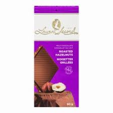 LAURA SECORD GRILLED HAZELNUT CHOCOLATE BAR, 12 X 90 G