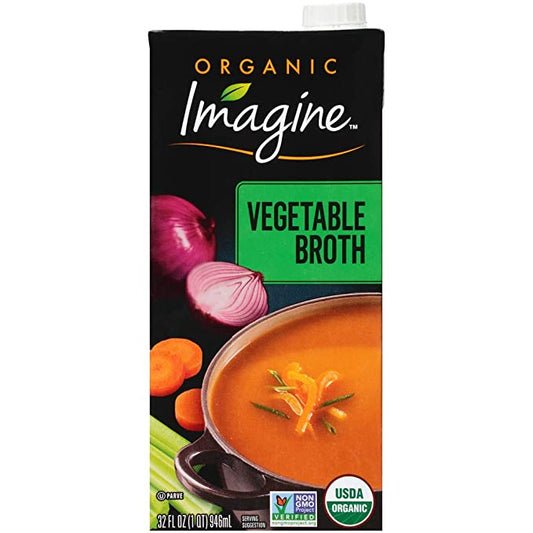 IMAGINE FOODS, VEG BROTH OR, 12 x 1L