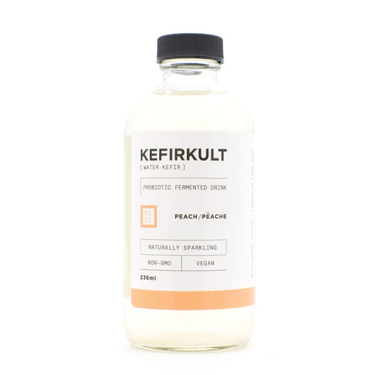 KEFIRKULT, PEACH, 12 x 236ML