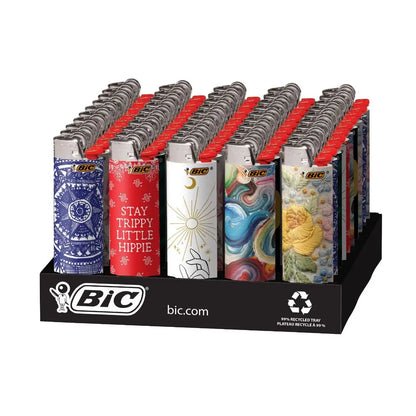 BIC MAXI LIGHTER TRAY BOHEMIAN, 50 X 1 UN