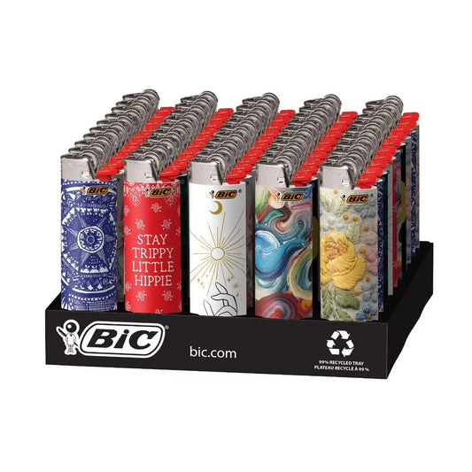 BIC MAXI LIGHTER TRAY BOHEMIAN, 50 X 1 UN