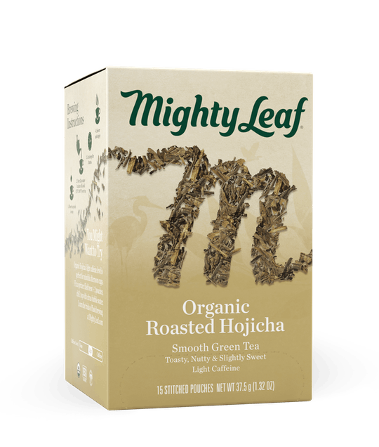 MIGHTYLEAF TEA, ORGANIC HOJICHA, 6 x 15CT