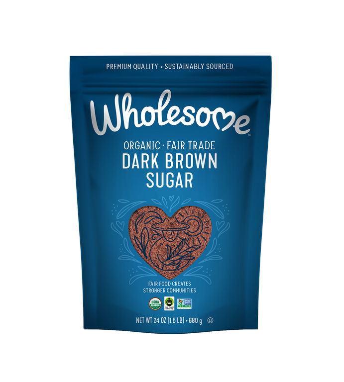 WHOLESOME SWEET, DARK BROWN SUGAR OR, 6 x 681G